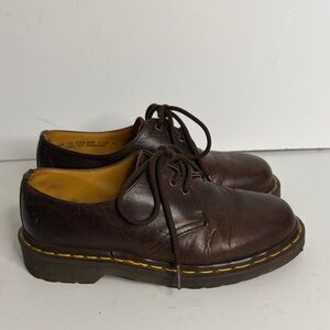 Dr Martens Shoes Womens Uk 4 US 6 Brown Leather 3 Hole Oxford Derby Docs England
